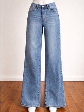 Risen High-Rise Wide Leg Women's Jeans in size 27 (5)